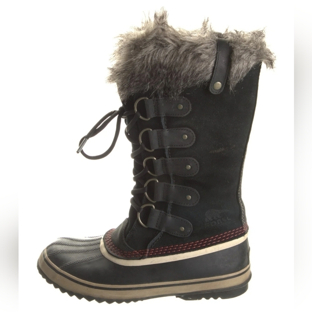 Sorel Sorel JCREW Suede Womens Joan of Arctic Boots Fur 6